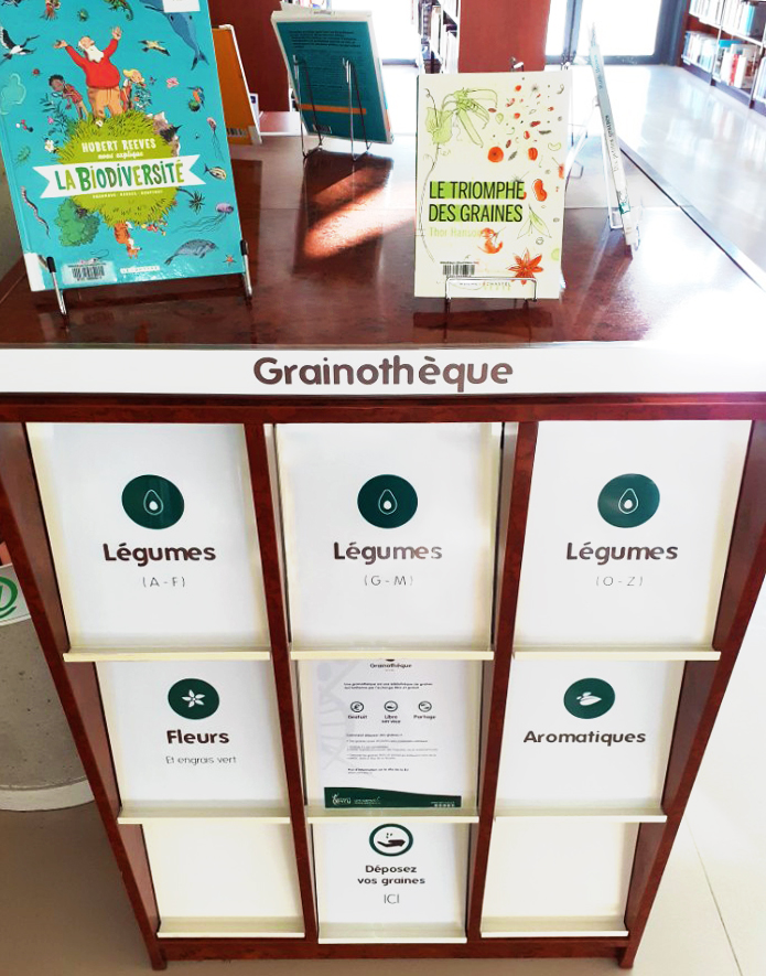 Kits grainothèques pour médiathèques et bibliothèques