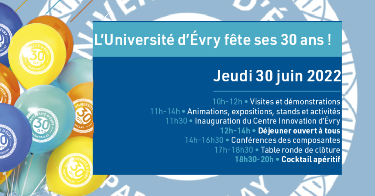 30 ans Université d’Evry